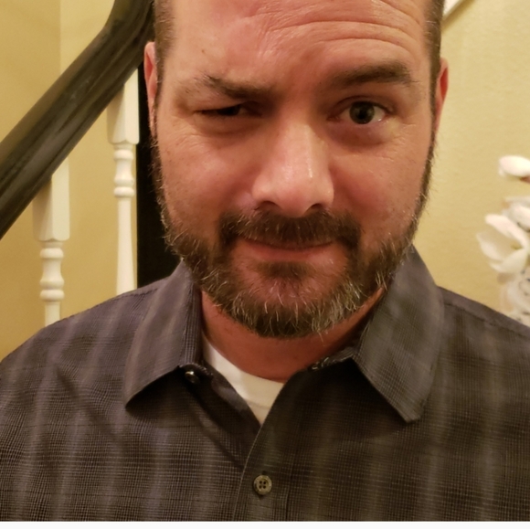 Mens Button Up Dress Shirt - Picture 2 of 4